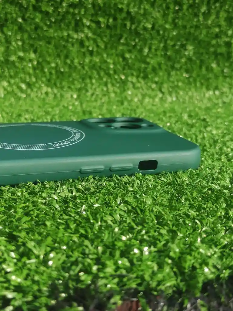 Iphone 13 Pro Max Forro Protector |case Flexible| Magnetico | Verde Esmeralda| Apple | Iphone | Carcasa | Funda | Anti Humedad | Full Proteccion