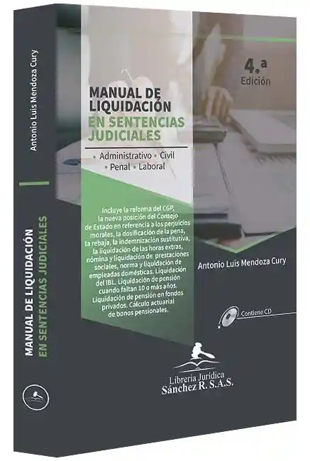 Manual De Liquidación En Sentencias Judicial 4º Edición