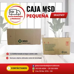 Caja De Carton Pequeña Msd