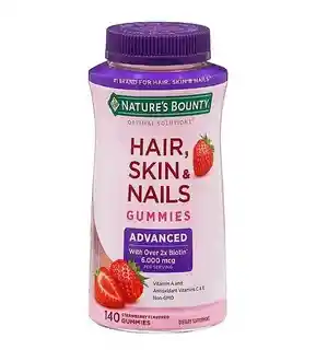 Hair Skin & Nails Biotina Americana Natures Bounty 230 Gomas