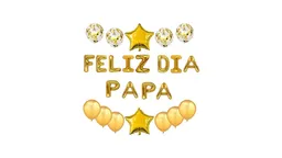 Feliz Dia Del Padre - Globos Feliz Dia Papa Negro