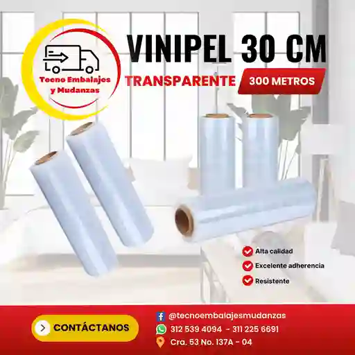 Vinipel 30 Cm X 300 Mts - Transparente