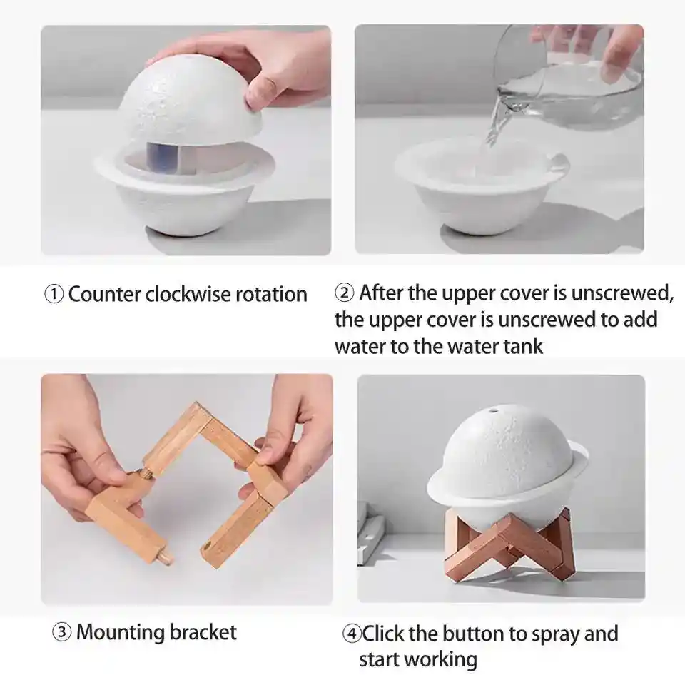   HUMIDIFICADOR  O Difusor De Aromas Saturno 