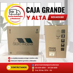 Caja Gruesa Grande Y Alta