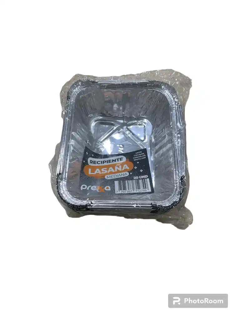 Molde Lasagna Pequeño X 20 Unds