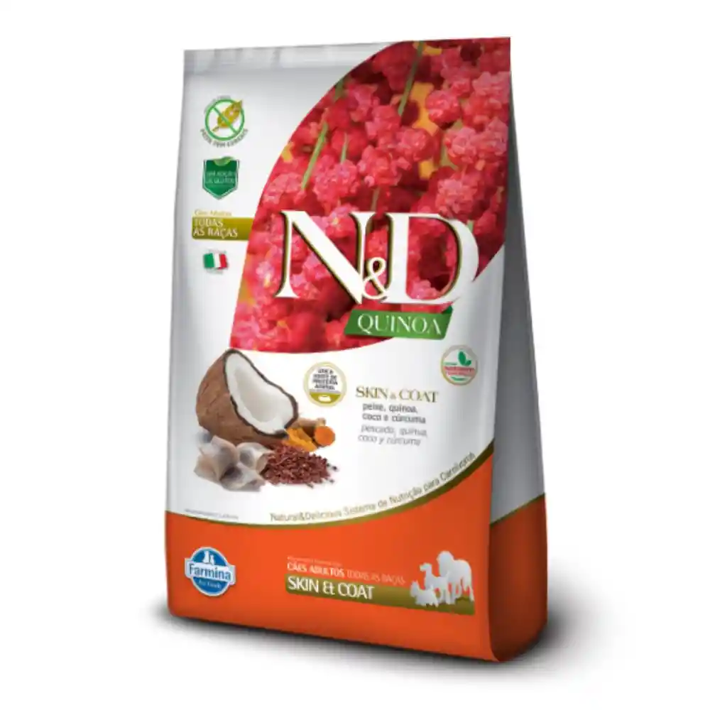 Nd Perro Quinoa Adulto Piel Pescado X 2.5 Kg