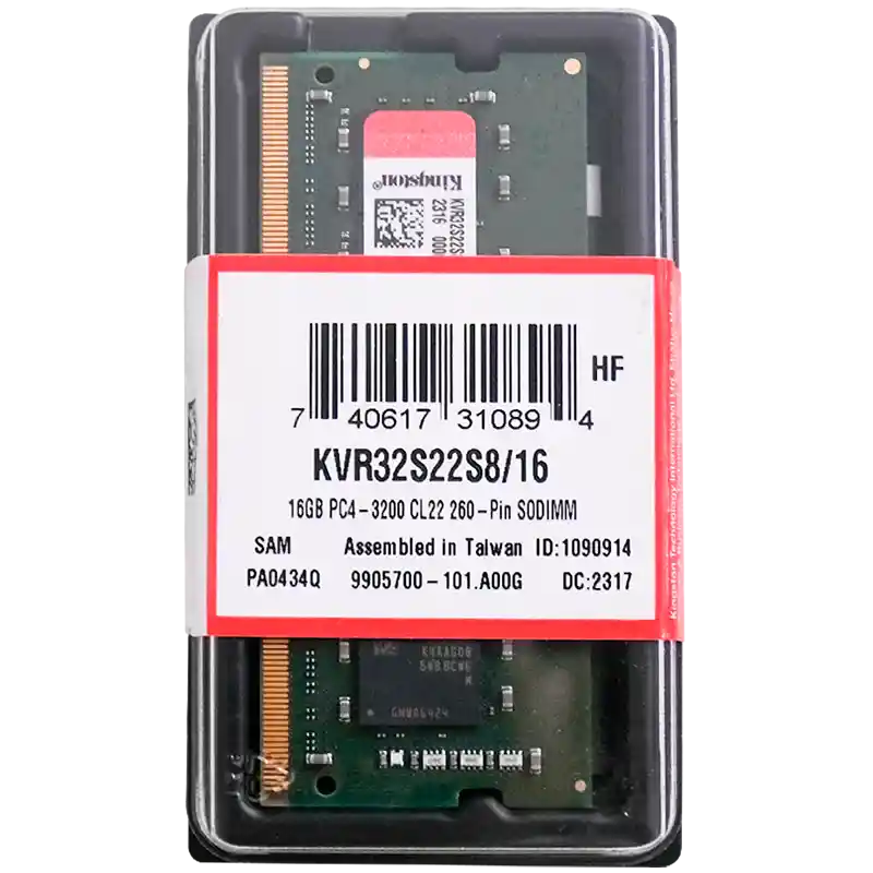 Memoria Ram Portátil Kingston Ddr4 16gb 3200mhz