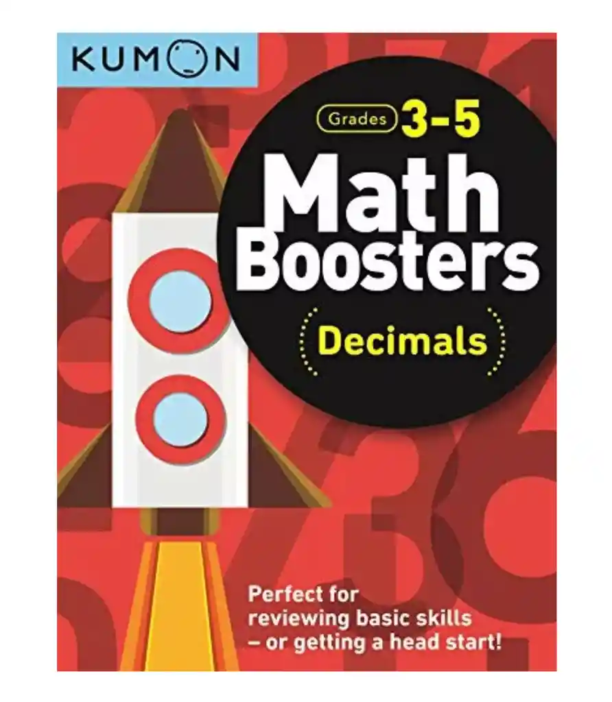 Libro Kumon Problemas Matemáticos Decimales Ingles Para Niño