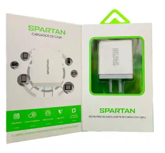 Bahía De Carga Con 3 Salidas Usb Spartan