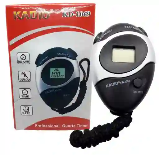 Reloj Cronometro Digital Kadio Kd-1069, Alarma, Calendario