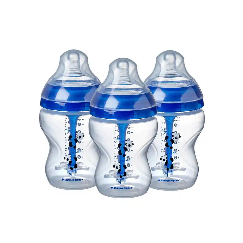 Set Teteros Tommee Tippee Anticolico Azul X 3 9 Oz