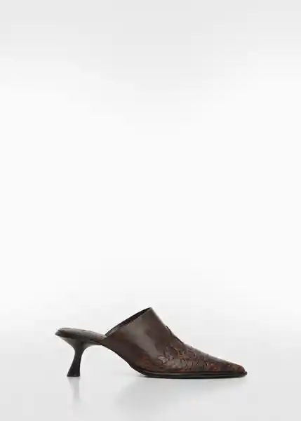 Zapatos Brown Chocolate Talla 40 Mujer Mango