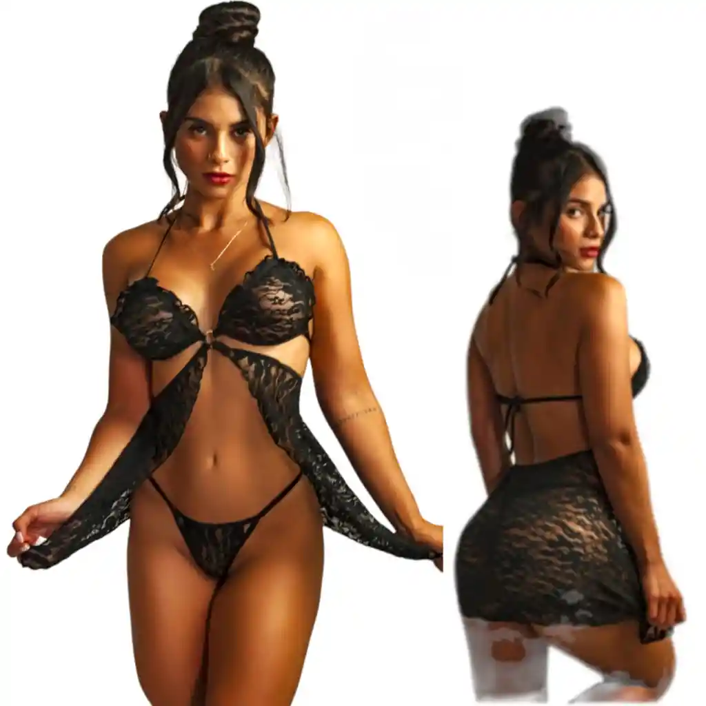 Lencería Conjunto Sexy Ropa Interior Minerva01