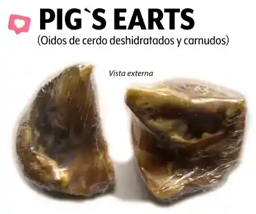 Pig´s Earts (oido De Cerdo Deshidratado Y Carnudo)