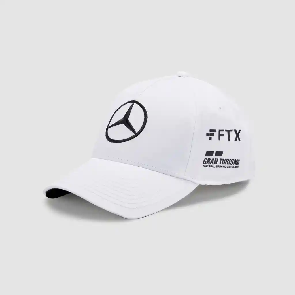 Gorra Mercedes Amg Petronas Lewis Hamilton 2022 - Blanco