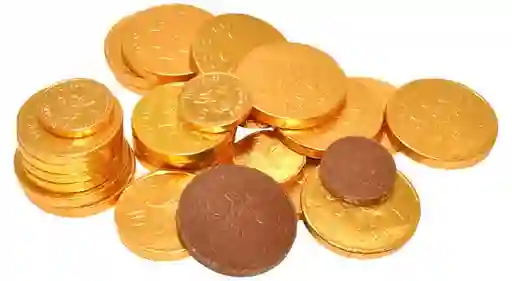 Moneda De Chocolate Grande