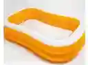 Piscina Intex Naranja 2 Anillos 2.29m X 1.47m X 46cm /600lts.