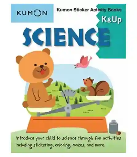 Libro Kumon Stickers De Ciencias Para Kinder En Ingles Niños