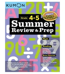 Libro Kumon Preparación Matemáticas Y Lectura Grado 4-5