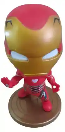 Muñeco Personaje Avengers Iron Man Con Base / 12cm.