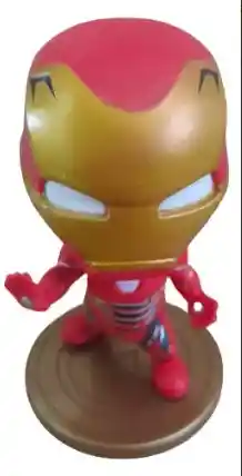 Muñeco Personaje Avengers Iron Man Con Base / 12cm.