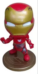 Muñeco Personaje Avengers Iron Man Con Base / 12cm.