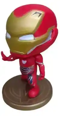 Muñeco Personaje Avengers Iron Man Con Base / 12cm.