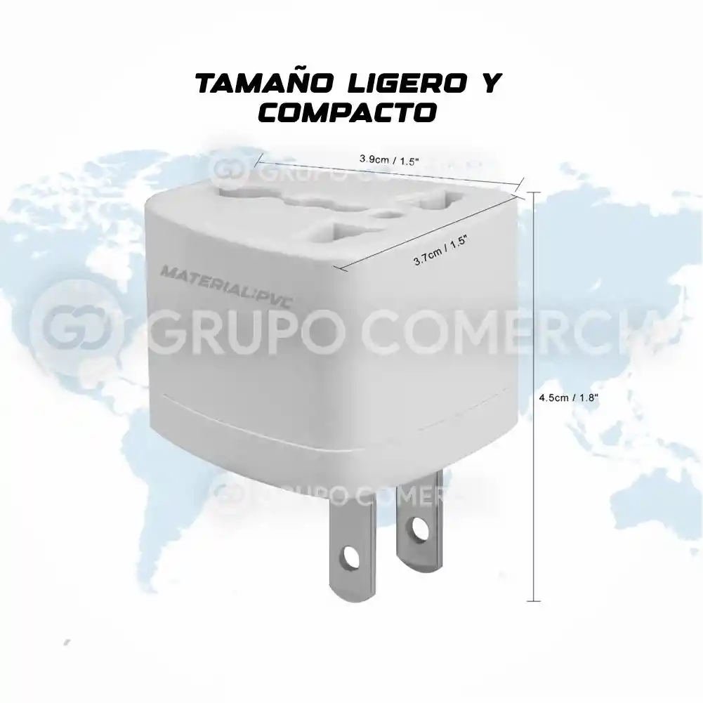 Adaptador Convertidor Enchufe Universal Europeo Americano