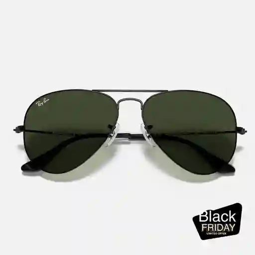 Ray-ban 3025 L2823 Marco Negro Lente Verde Ray Ban Rayban Gafas De Sol Italianas