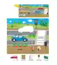  Libro Kumon Acti Vida Des Con Stickers La Ciudad En Ingles 