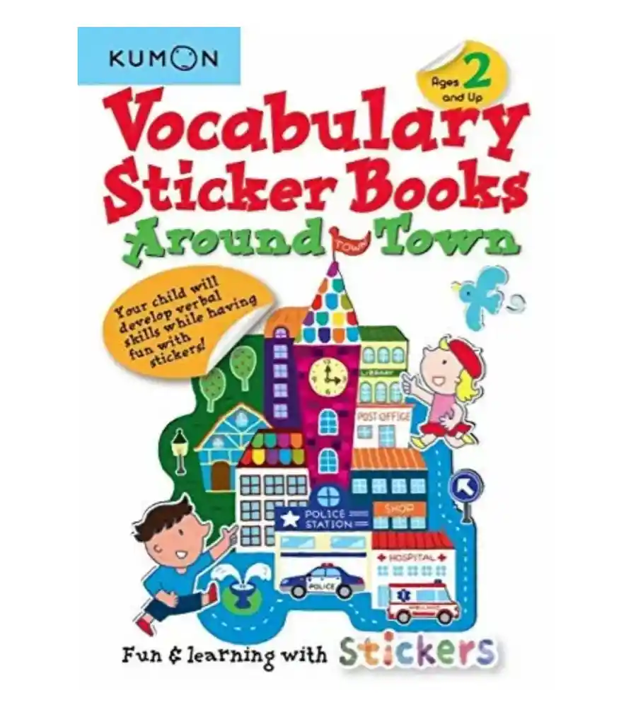  Libro Kumon Acti Vida Des Con Stickers La Ciudad En Ingles 