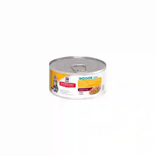 Hills Alimento Humedo Para Gatos Adulto Indoor Chicken 156 G