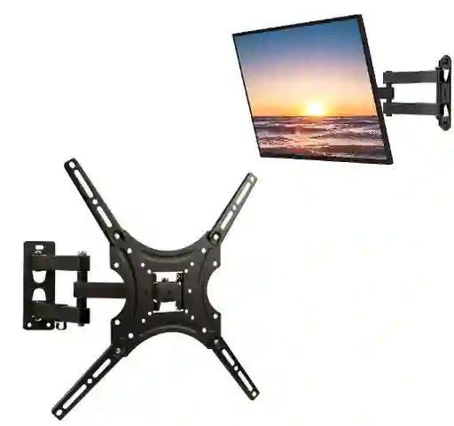 Soporte Tv 14" A 55" Negro Pared Base De Televisor Monitor Televisión Flotante