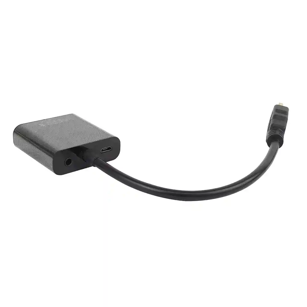 Adaptador Convertidor Hdmi A Vga Activo Conex Audio