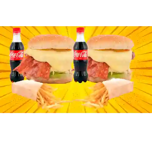 Combo pareja hamburguesa especial