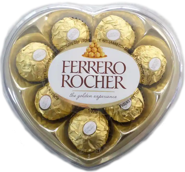 Caja De Regalo Rosas Y Ferrero Caja De Chocolates Corazón