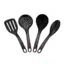 Juego De Utensilios X 4 En Nylon / Antiadherente Imusa