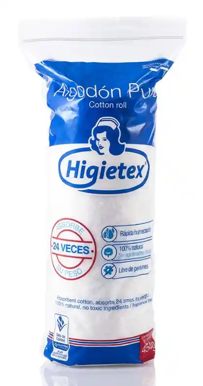 Higietex Algodón Blanco 454g