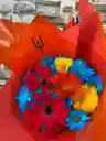 Bouquet Con Gerberas Y Margaritas