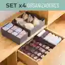 Organizador Ropa Interior Casatua Divisor Cajones Set De 4