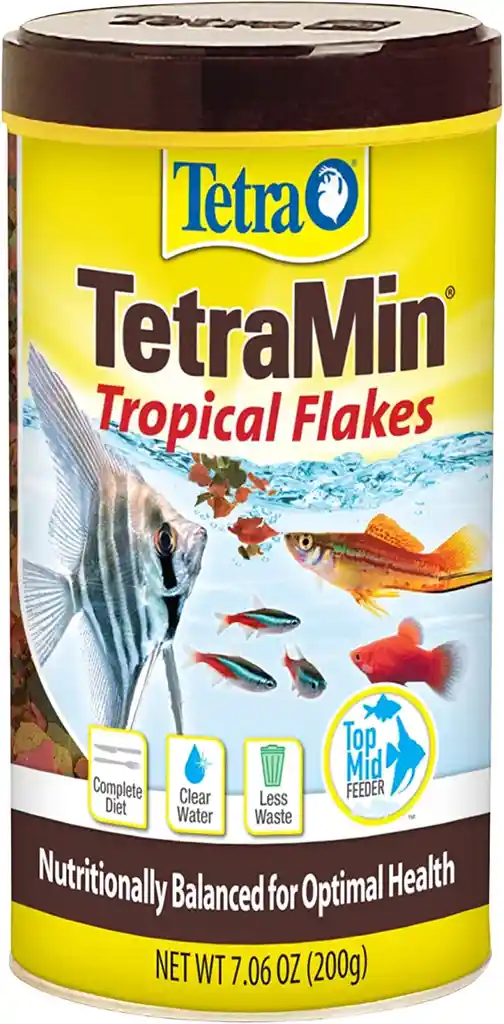Tetramin Flakes 100g Hojuelas Tetra Color Alimento Para Peces Comida