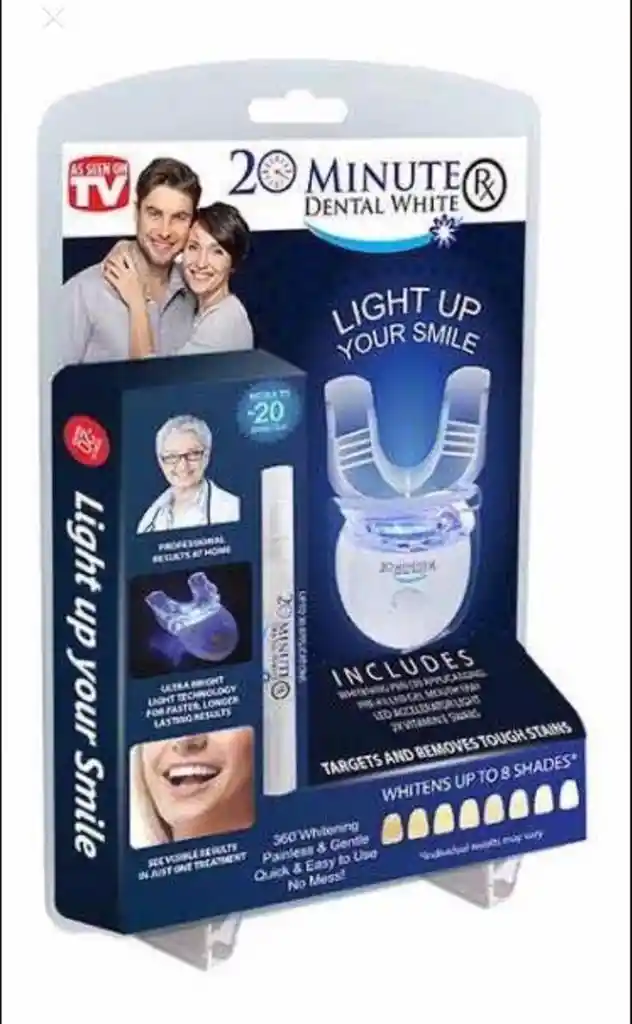 Blanqueador Dental 20 Minutos Luz Led Dental White