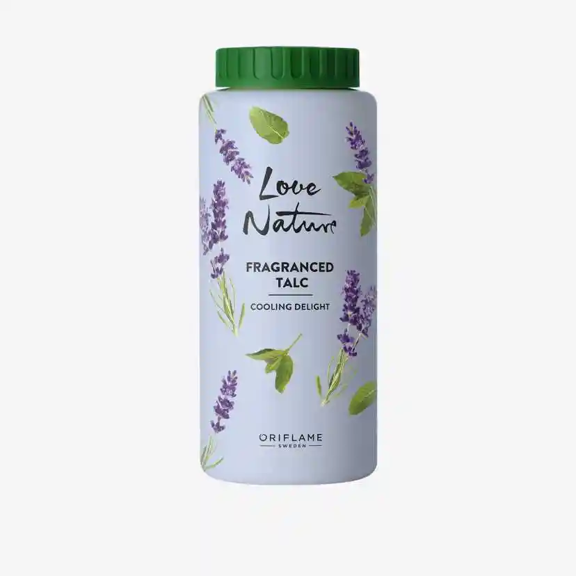 Talco Perfumado Menta Y Lavanda Love Nature