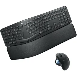 Combo Ergo: Teclado Logitech K860 + Mouse Trackball M575