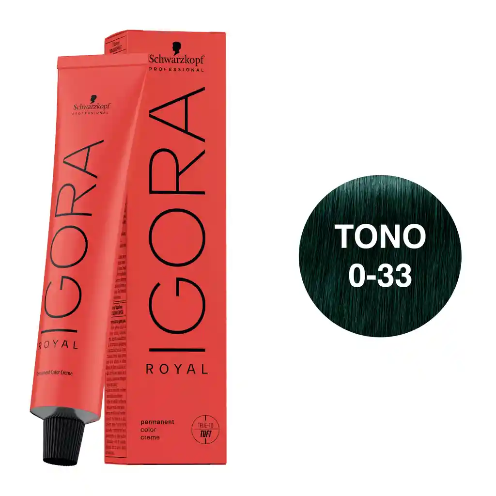 Igora Royal Tono 0-33 Mezcla Verde 60ml