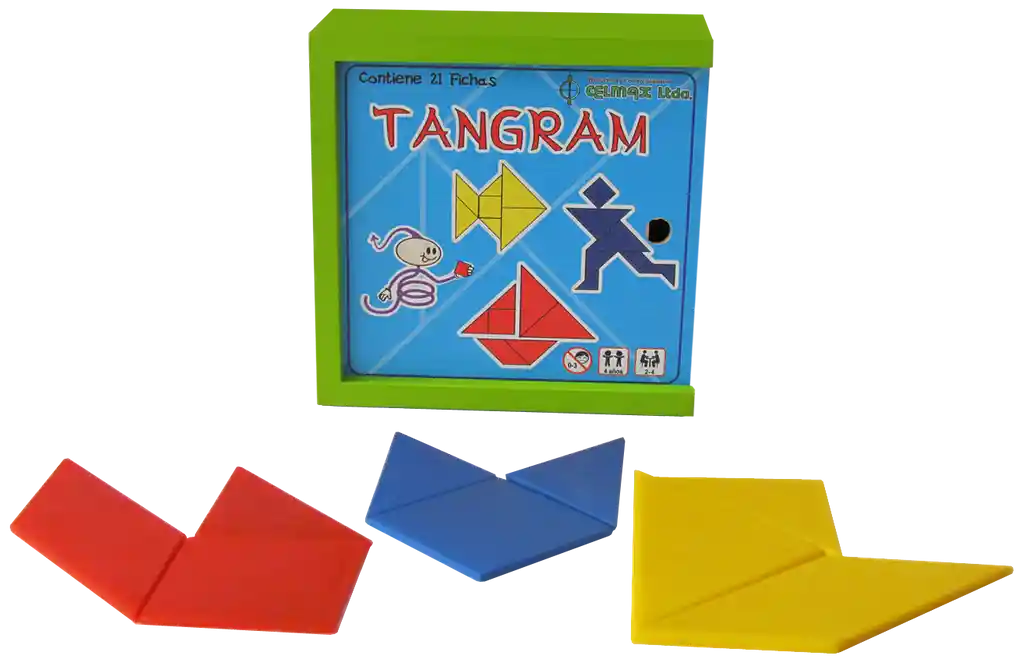 Tangram X21 Piezas En Caja