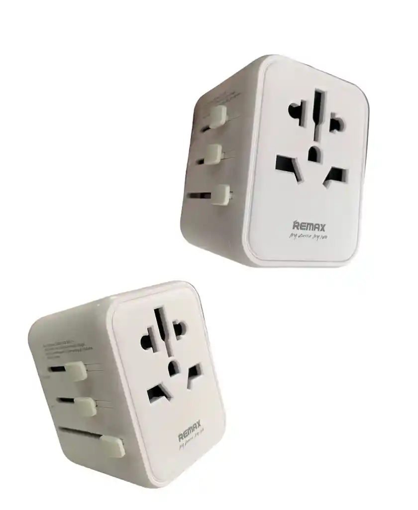 Adaptador Enchufe Universal Remax Tipo A, B, C, E, G, I, L