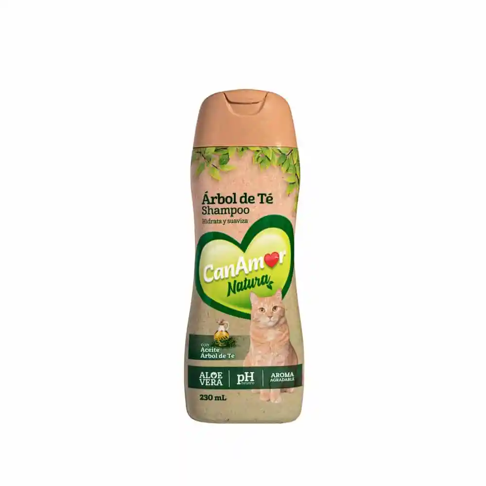  Shampoo  CanAmor  Arbol De Te Felino 230Ml 