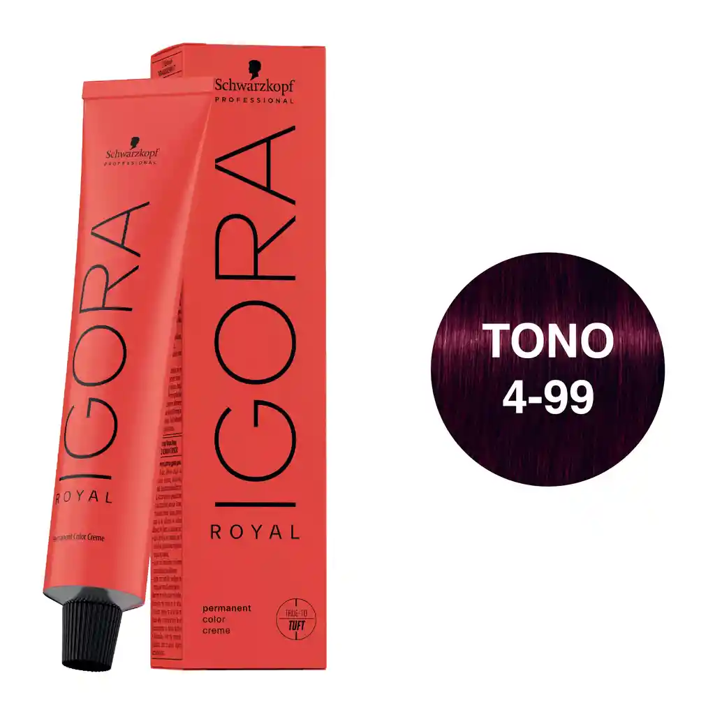 Igora Royal Tono 4-99 Castaño Medio Violeta Intenso 60ml