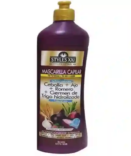 Mascarilla Biocontrol Cebolla Ajo Romero Germen - Styles Xxi X 500 Ml